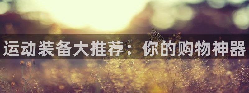 678体育官网下载平台是正规平台吗:运动装备大推荐:你的购物